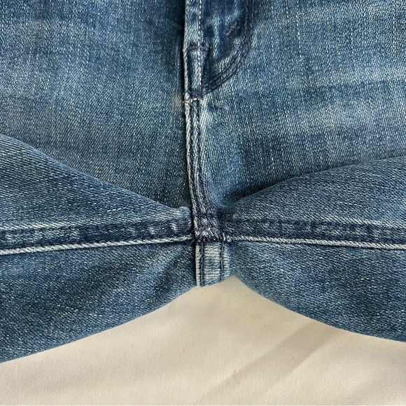 Mother Mid Rise Dazzler Ankle Fray jeans We The Animals 26 - Picture 5 of 15